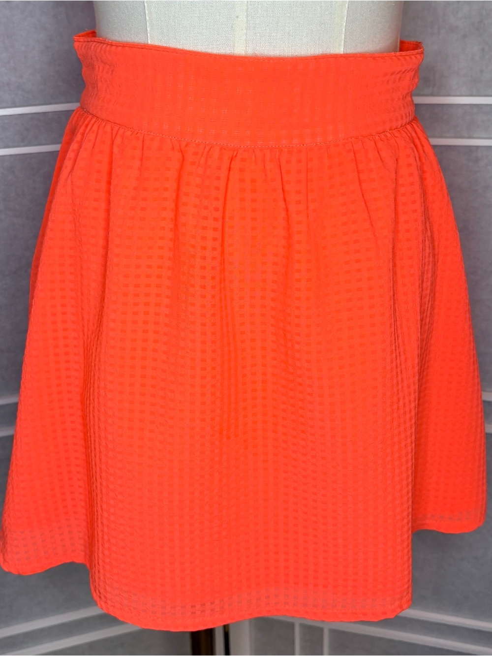 Superdown Coral Fit-n-flare Lined Mini Skirt Sz S